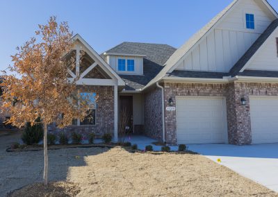 Exterior New Home Builder, Jenks, Oklahoma. Shaw Homes Move In Ready Home 11218 S.Redbud St. Piedmont 1 Oak Ridge Of Jenks (5)