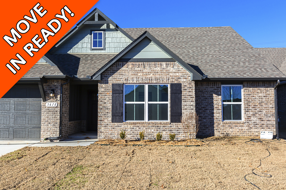  Move In Ready 3618 S. 12th Pl. Broken Arrow, OK Gardenia In Seven Oaks South II Move In Ready Home, Shaw Homes New Home Builder