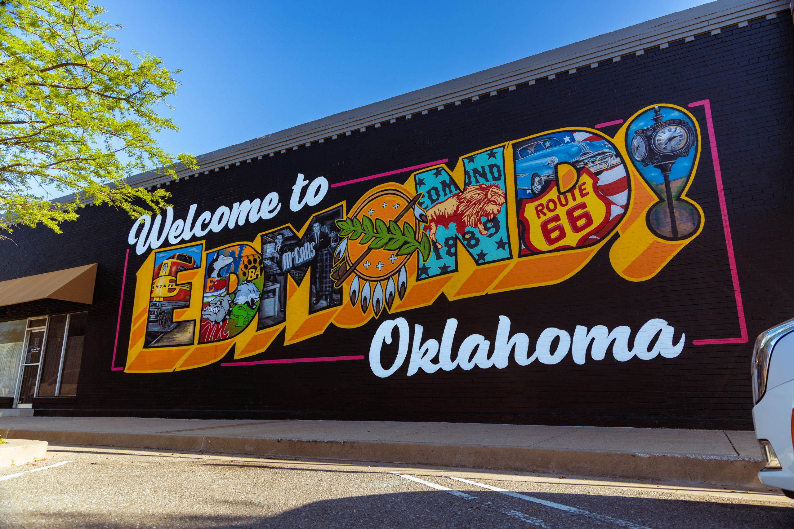 Welcome To Edmond Mural Scaled