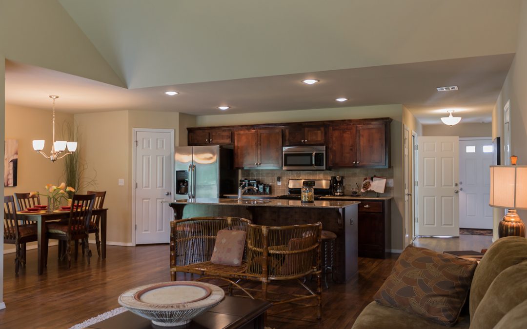 Kitchen And Great Room 2 Shaw New Homes Tulsa 13001 E. 43rd Street South Tulsa, Oklahoma