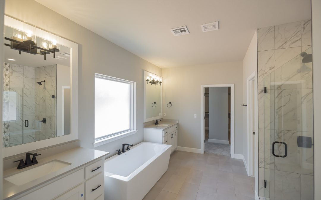 Master Bath 2301 Ridge Pine Rd Edmond, Oklahoma Shaw Homes, Preserve At Covell Redford 1 Move In Ready Home, New Construction (1)