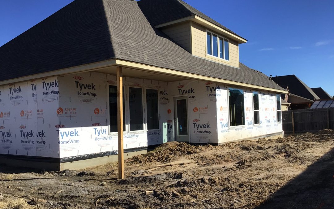 New Home Builder, Broken Arrow Oklahoma. Shaw Homes Move In Ready Home 3735 S. Fir Blvd. Broken Arrow OK 74011 Stonebrook V Floorplan, Elevation A (3)