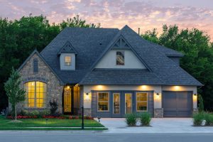 New Homes Tulsa Gallery Exteriors Exterior Twilight 1 12072 S. 68th E. Ave Redford In Bixby, Oklahoma