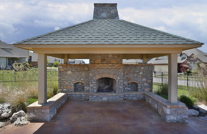 Tulsa Home Builders 695668418426066 Fireplace At Village At Southern Trails
